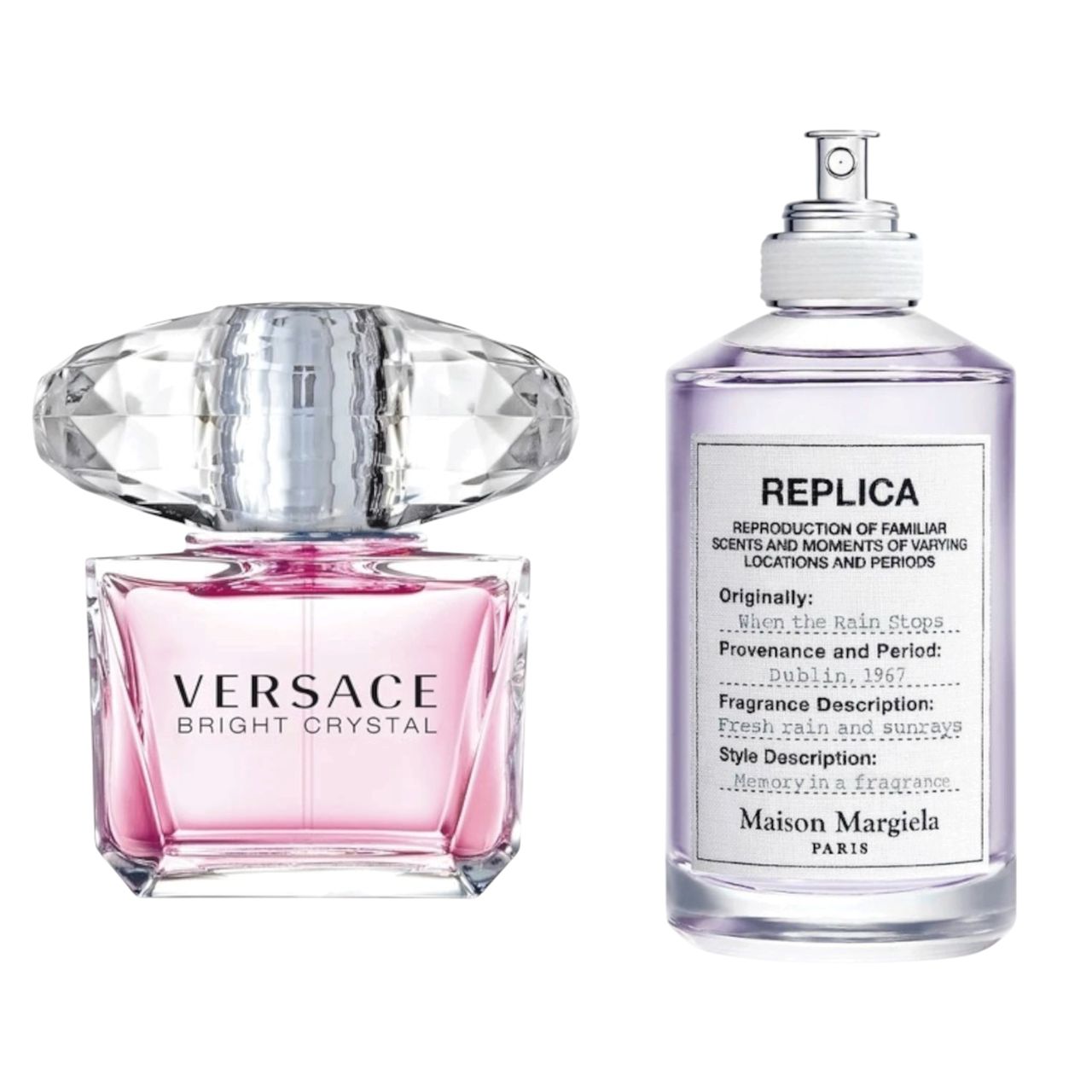 Versace Bright Crystal + Maison Margiela Replica 100 ML Premium Combo deal