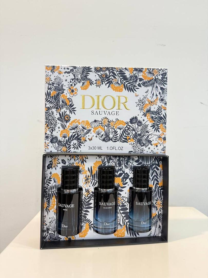 Dior Sauvage 3-Piece Fragrance Gift Set 30ml each